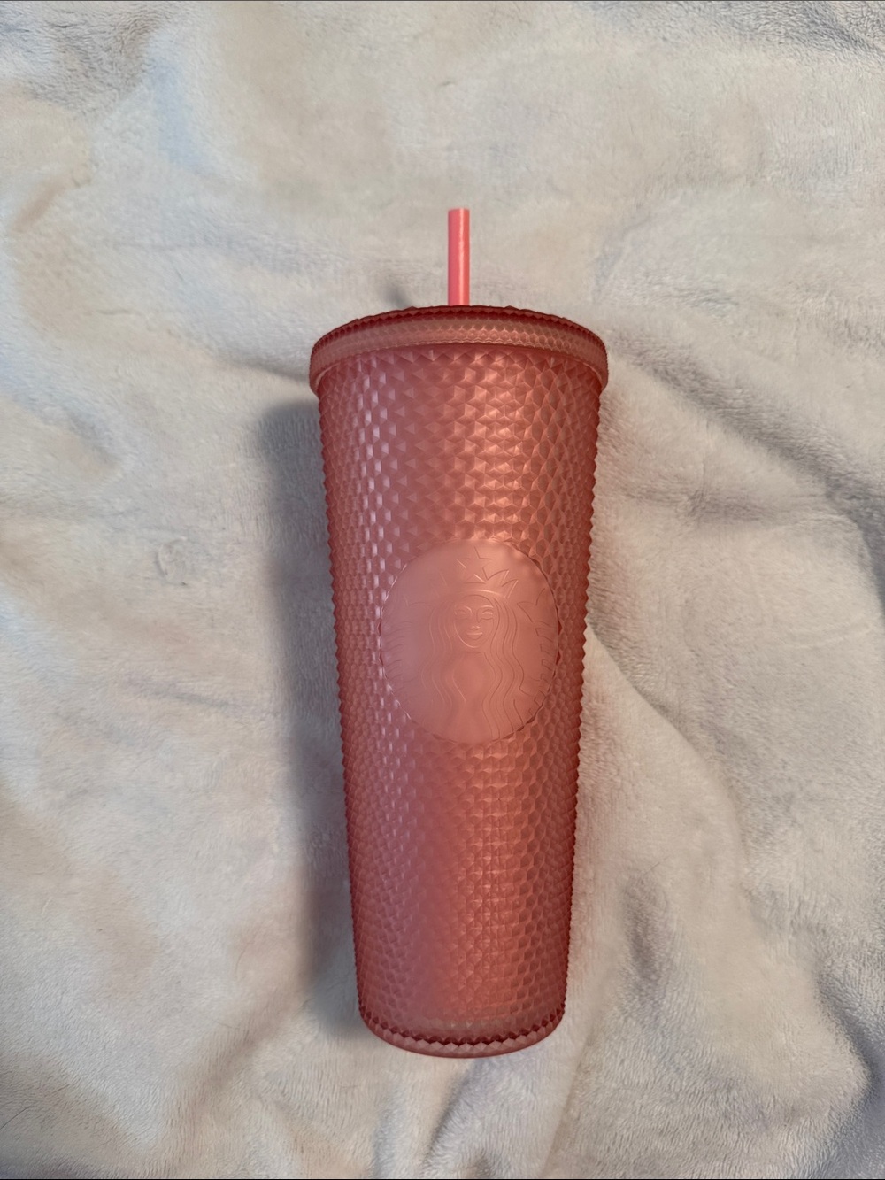 Limited edition Starbucks Dusty Rose Studded Cold Cup